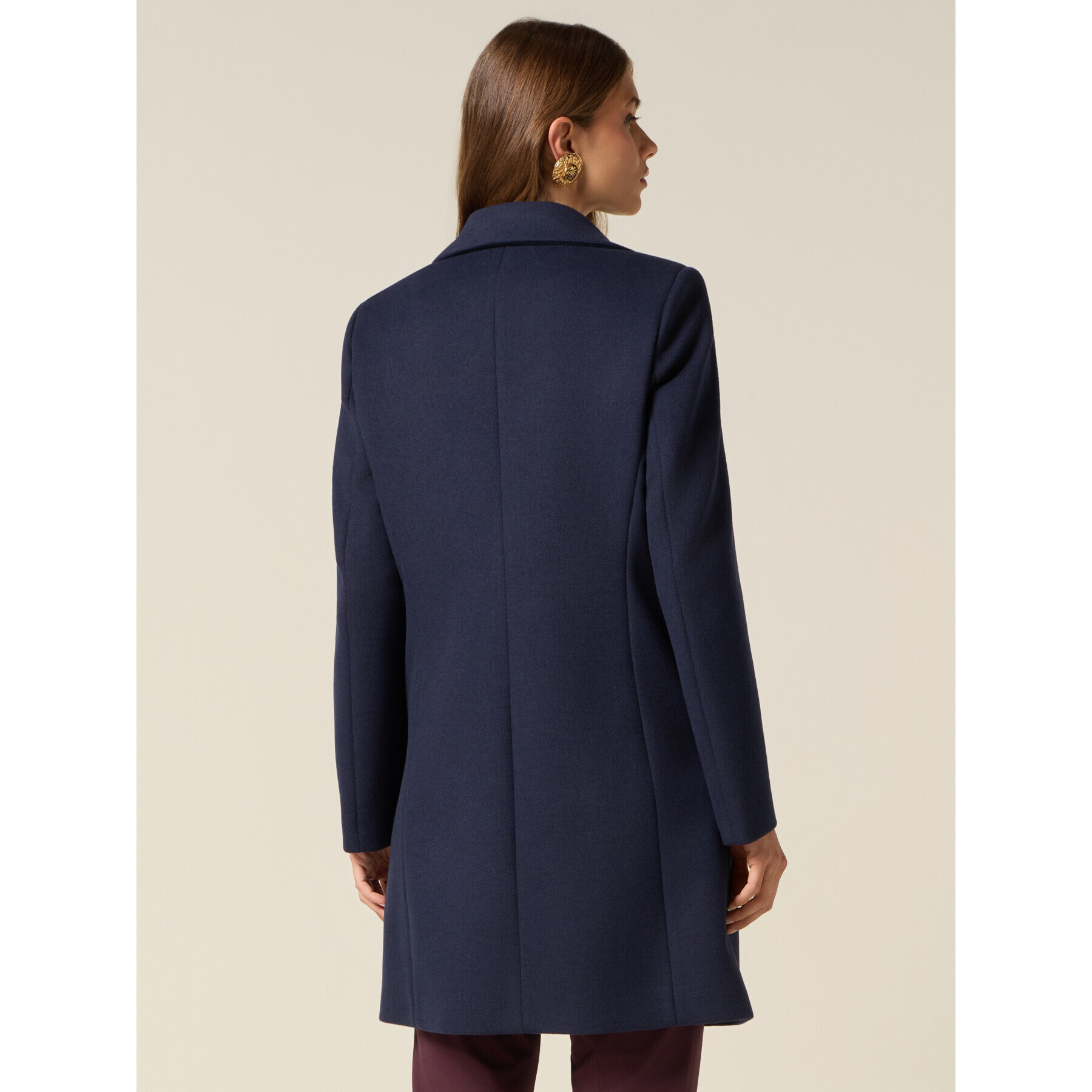 Oltre - Cappotto monopetto - Blu