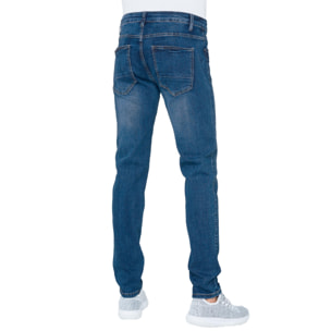 Pantalone Hot Buttered Maunake denim 5 tasche Blu