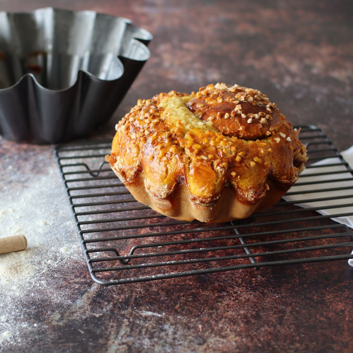 Grille à patisser en acier carbone 27,5cm AMANDINE