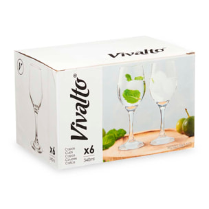 PACK 6 BICCHIERI ACQUA 340ML