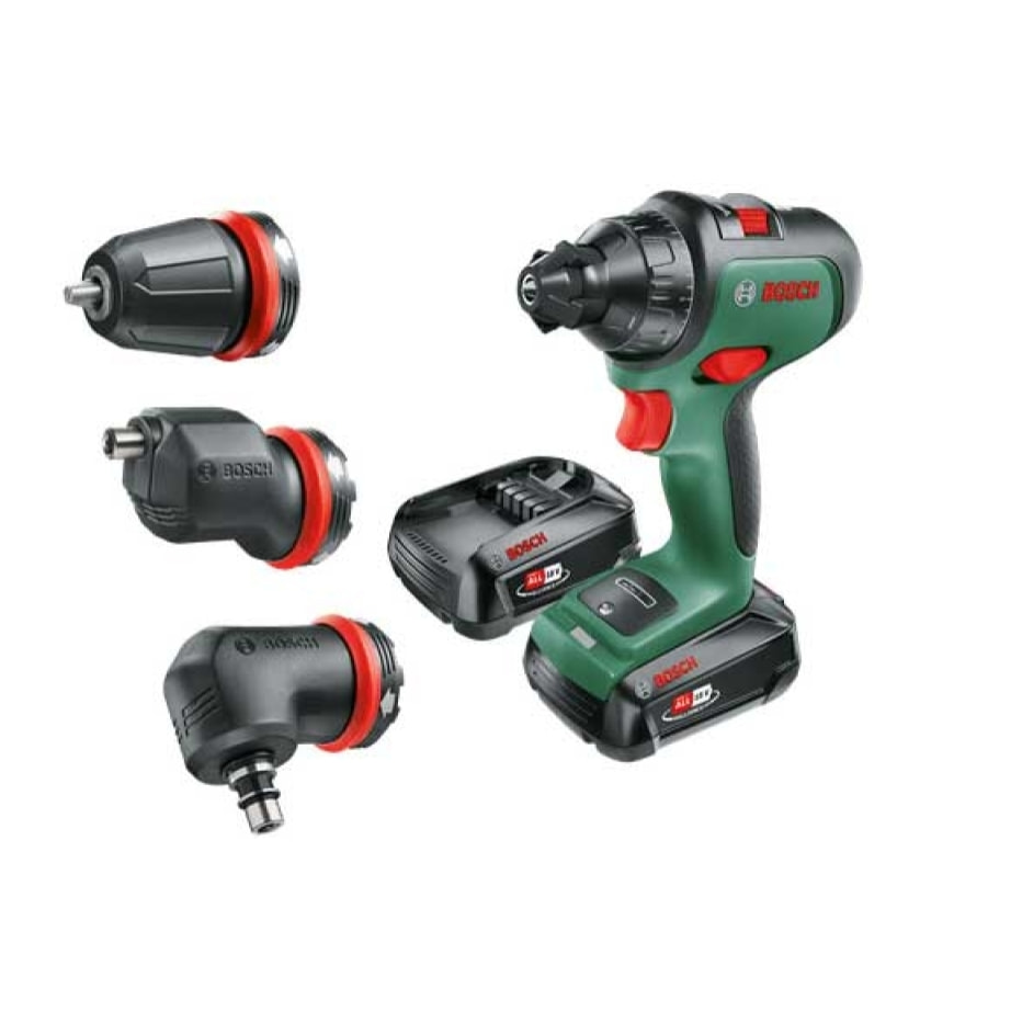 Perceuse-visseuse BOSCH AdvancedDrill 18 + 3 mandrins +2 batterie 2,5 Ah + chargeur - 06039B5008