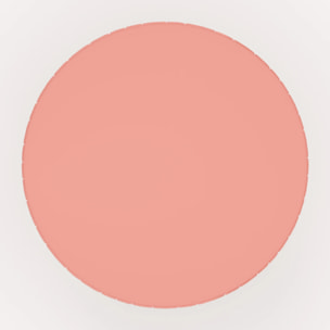 Table d'appoint ronde en métal rose D34.5 cm - Sidonie