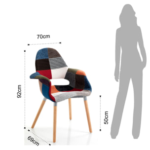 Tomasucci Fauteuil KALEIDOS-H Multicolore