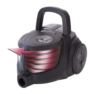 Aspiradora JATA AP998 multiciclónica sin bolsa. 3 litros de capacidad. Máxima succión