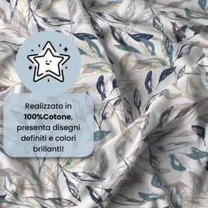 PARURE COPRIPIUMINO IDA, 100% Cotone - VESTA