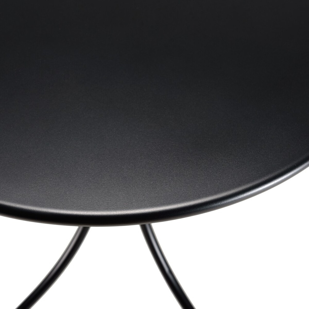 VIANNEY - Table de jardin ronde 2 personnes 70x70cm