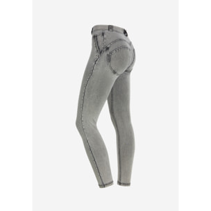 Jeggings WR.UP® vita alta con inserti, cucitura centrale