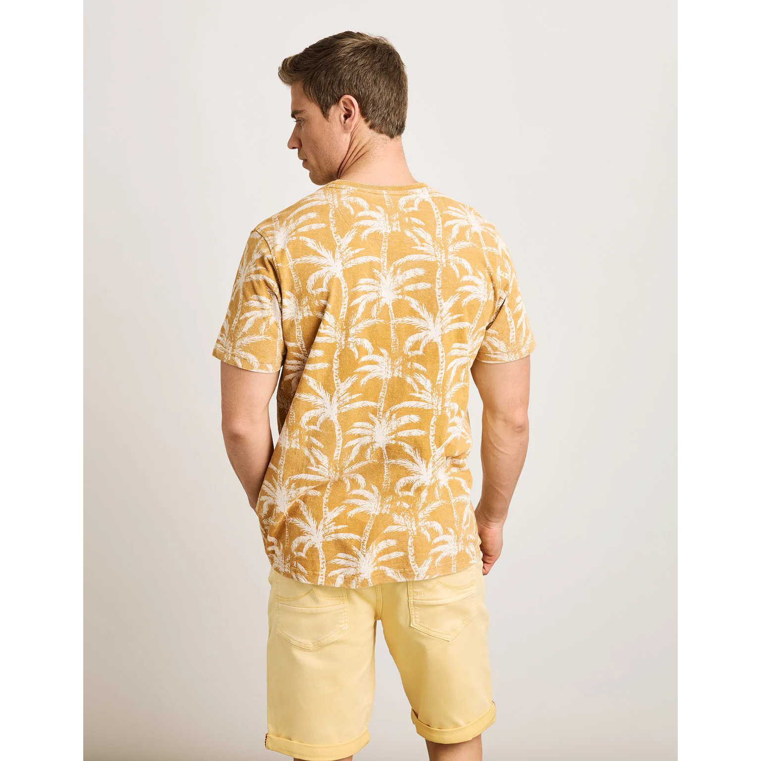 Camiseta Manga Corta Mostaza - Lagoa