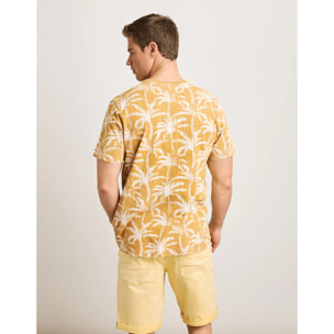 Camiseta Manga Corta Mostaza - Lagoa