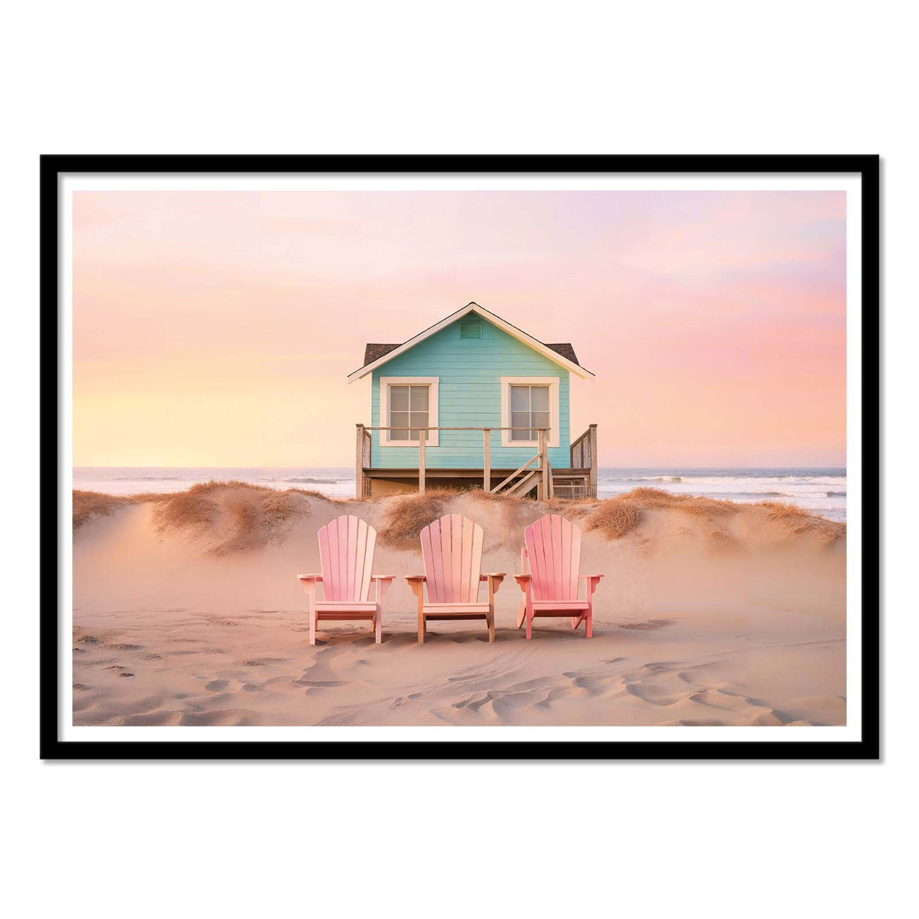 Affiche - California Pastel Beach - Philippe Hugonnard