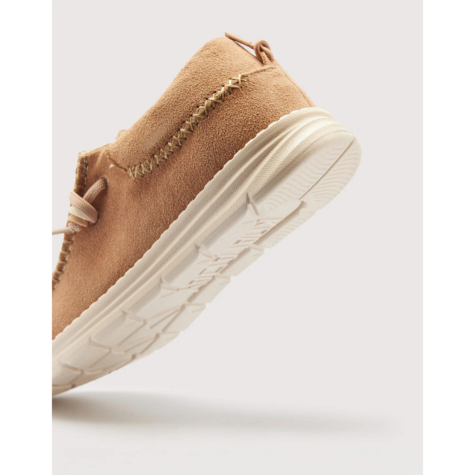 Mocasín Casual Serraje Beige Nude - Mullilah