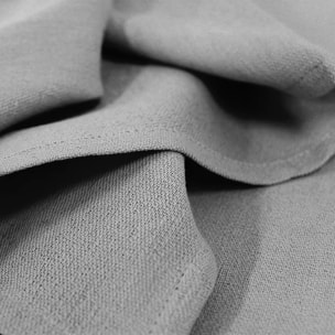 Serviette pur coton motif jacquard gris anthracite Bastide gris
