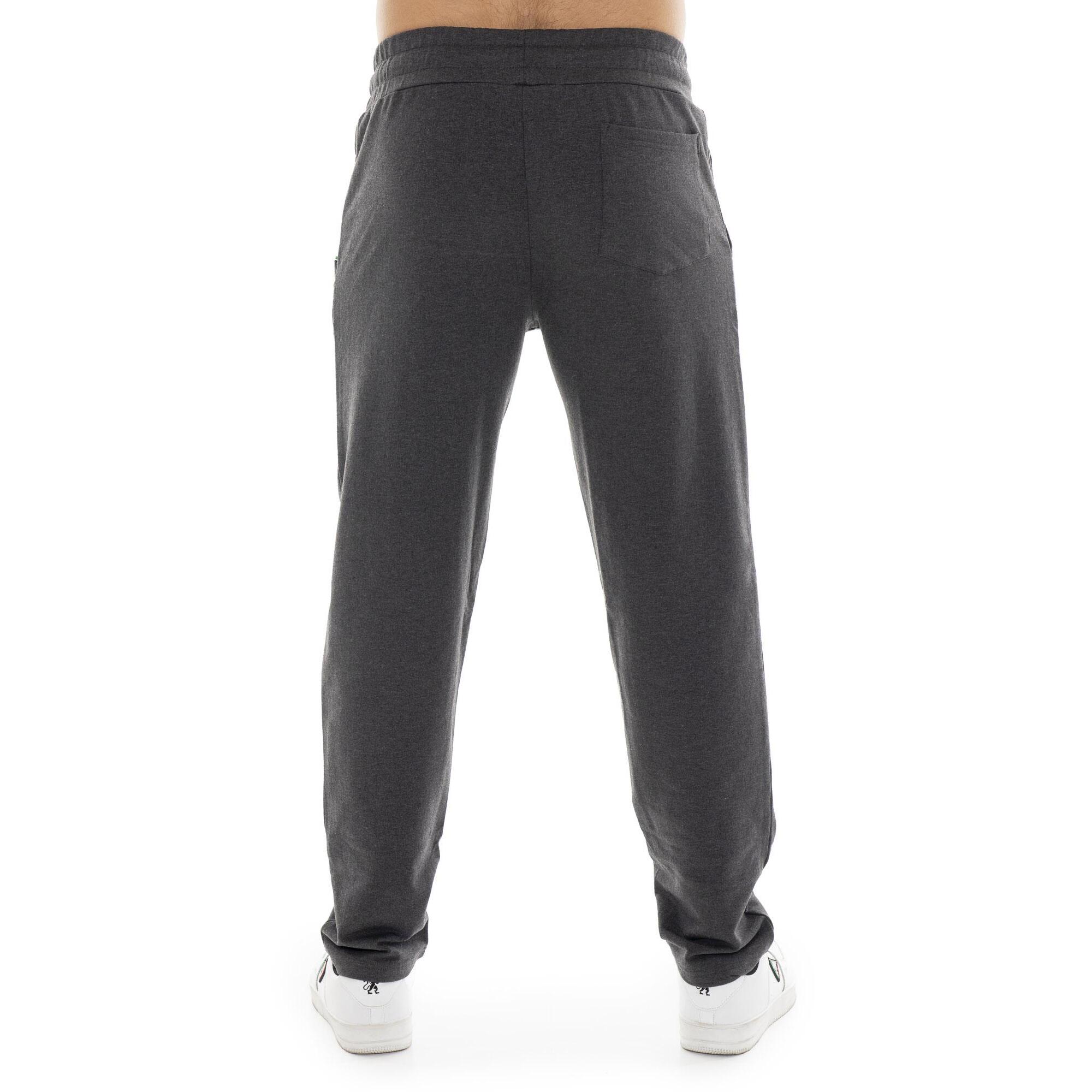Pantalón de deporte de invierno para hombre sin puños con pequeño logo "Basic"