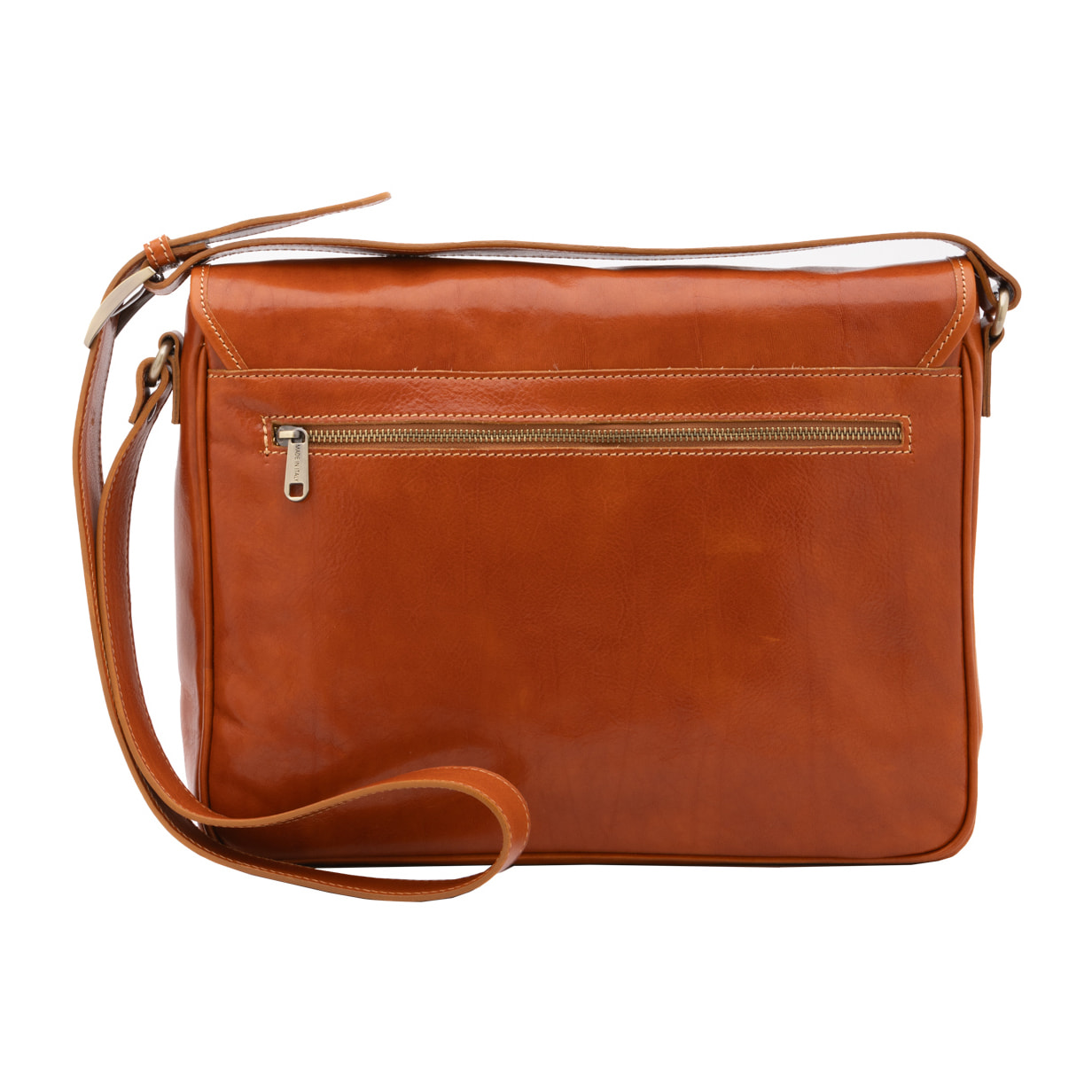 Borsa a tracolla  da uomo In Vera pelle Made in Italy 28x35x9 cm