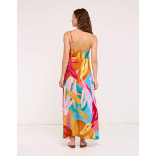 Vestido Largo Multicolor - Mistery