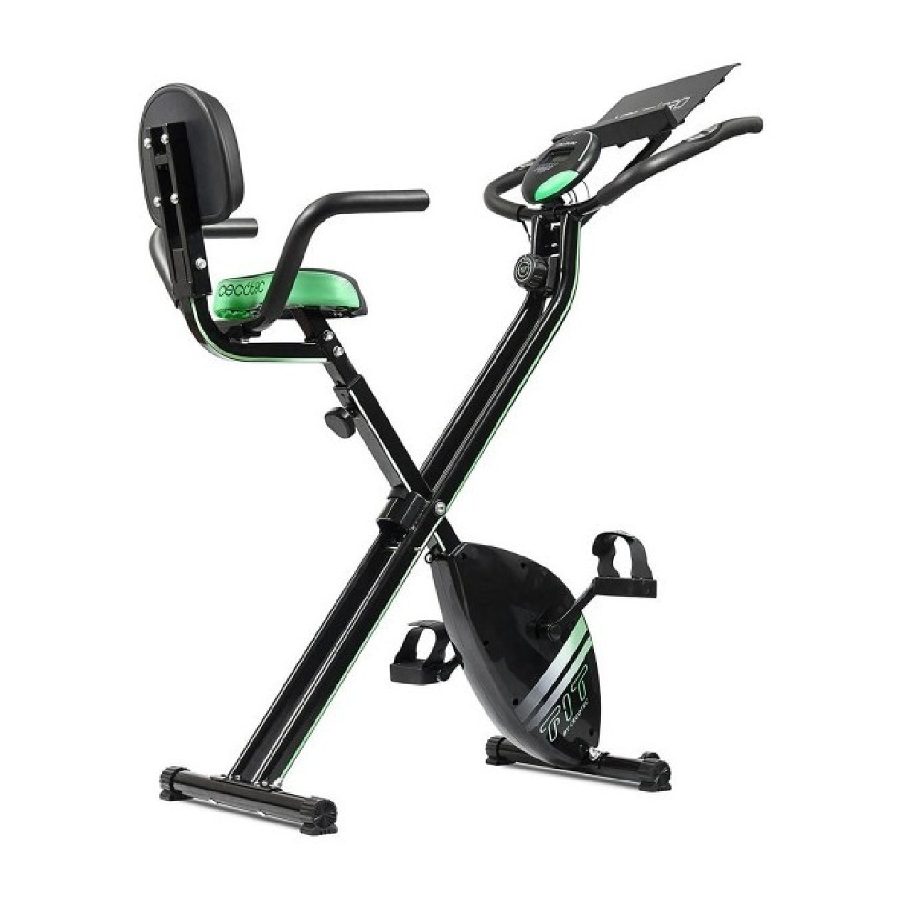 Cecotec Vélo Statique Pliable Magnétique X-Bike Pro. Pulsomètre , Écran LCD, Rés