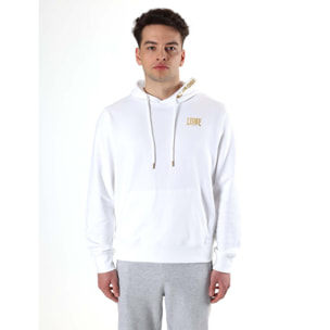 Felpa da uomo pull on con cappuccio non felpata Leone New Gold