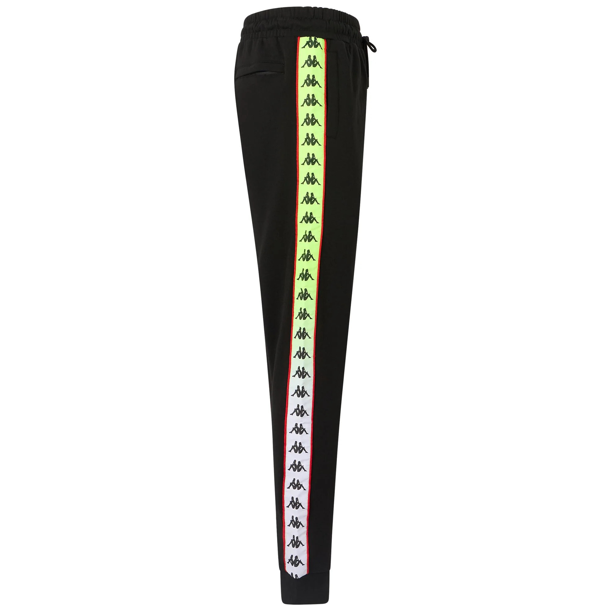 Pantaloni Kappa Uomo 222 Banda Alanz Vr46 Travel Nero