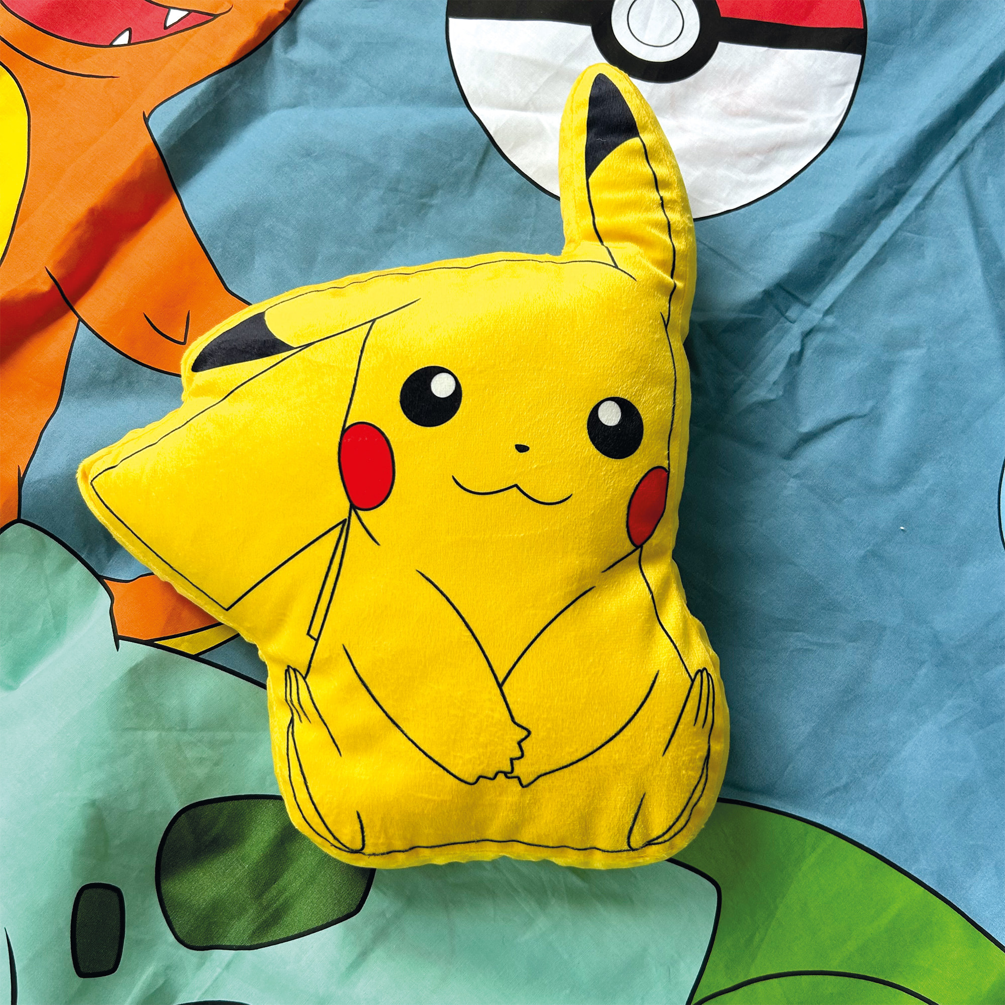 Coussin imprimé 100% Polyester, POKEMON PIKACHU