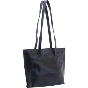 Borsa a spalla  da donna In Vera pelle Made in Italy 27x38,5x10 cm