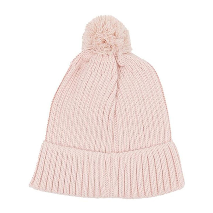 Cappello in maglia con pon pon da donna Basic