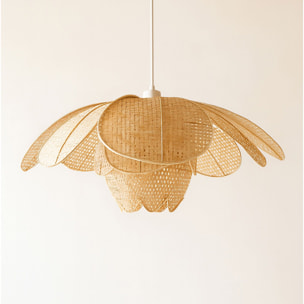 Suspension aérienne en forme de fleur en bambou d67cm PEONIA