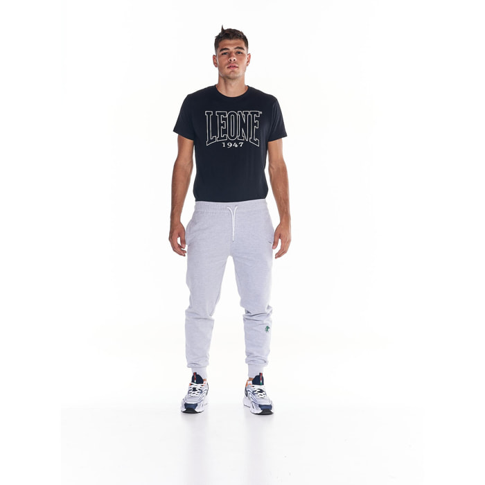 Lion Icon College Pantalones de chándal elásticos en los tobillos para hombre