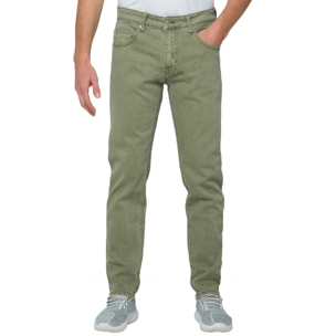 Pantalone Hot Buttered 5 tasche Mandalika verde