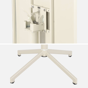 Table de jardin bistrot carrée pliante acier 2 places intérieur/extérieur  CHIARA