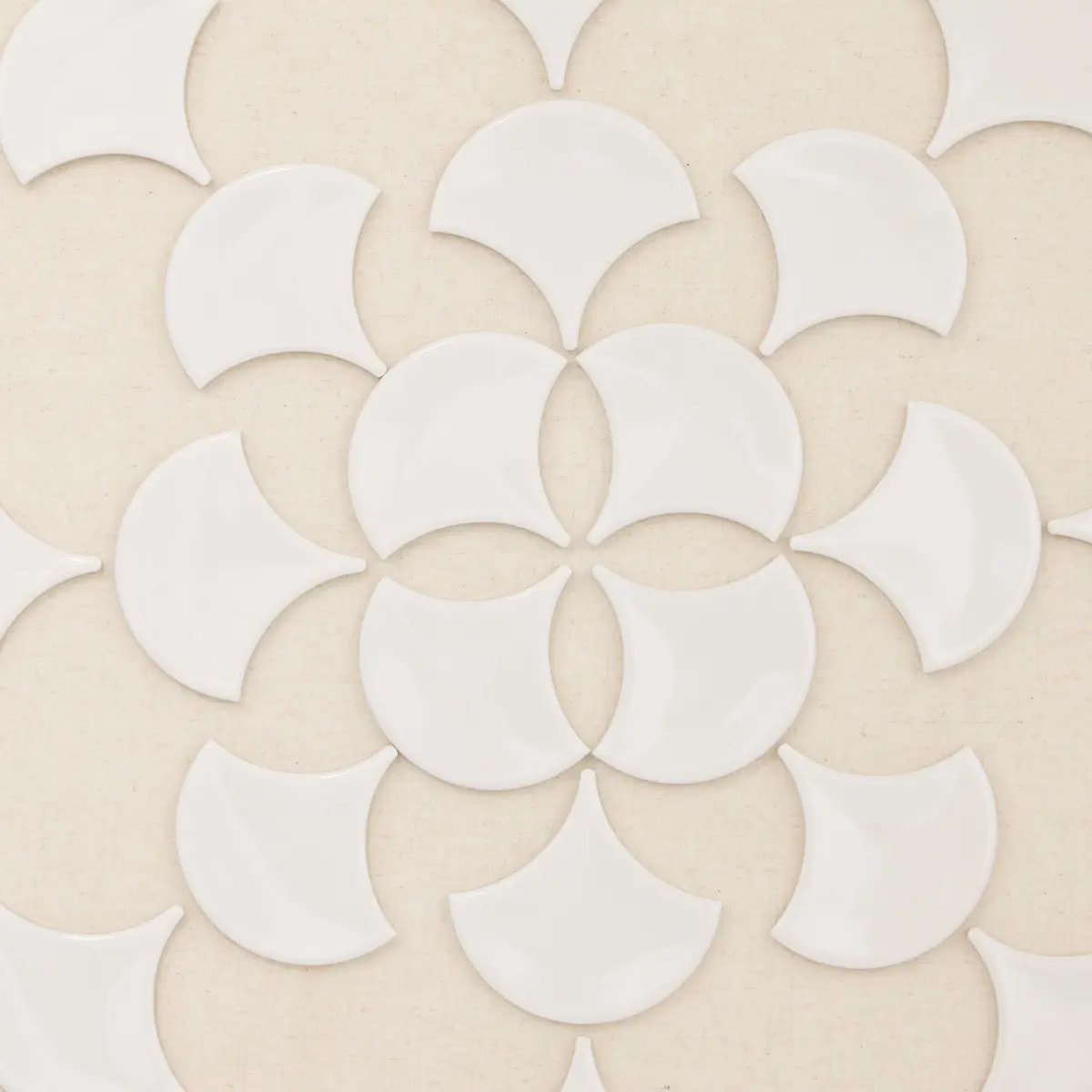 Toile 3D Houria beige 78x78cm