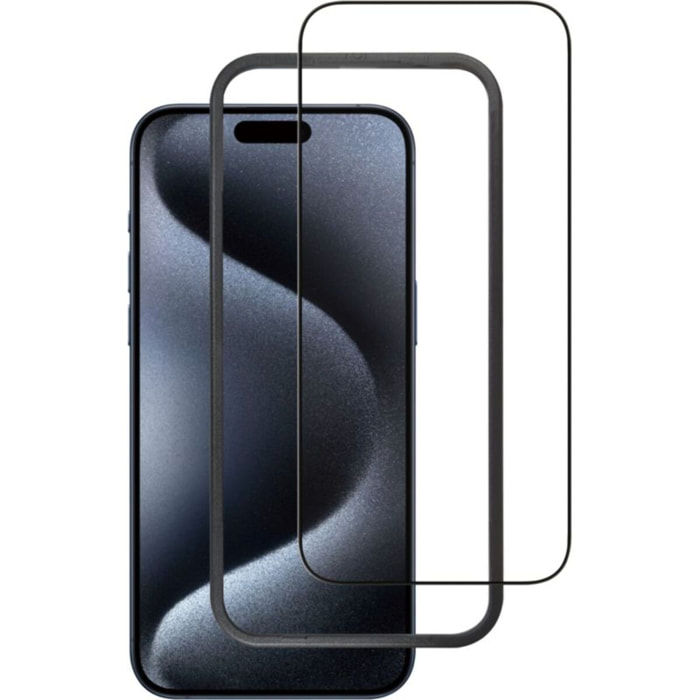Protège écran ADEQWAT iPhone 16 Plus verre trempé