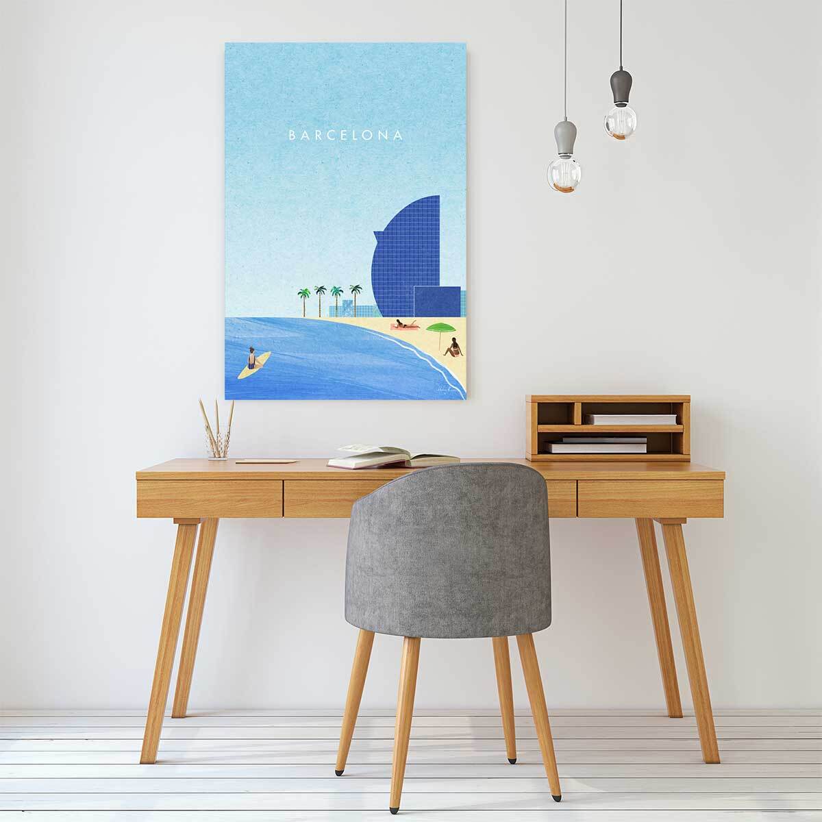 Tableau ville barcelona ii  Tableau alu Dibond