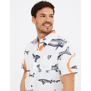 Camisa Manga Corta Estampada - Bruny