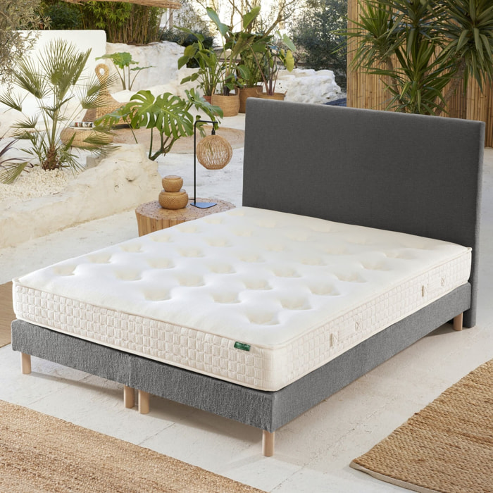 Ensemble matelas Le Latex Naturel + sommier + tête de lit