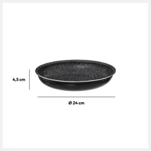 Poêle "Amovible" en aluminium pressé 24cm