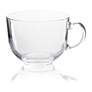 Set 3 Tazze Jumbo Excelsa – Limpido, Vetro Trasparente