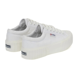 Sneakers Superga Donna Bianco 2631 Stripe Platform