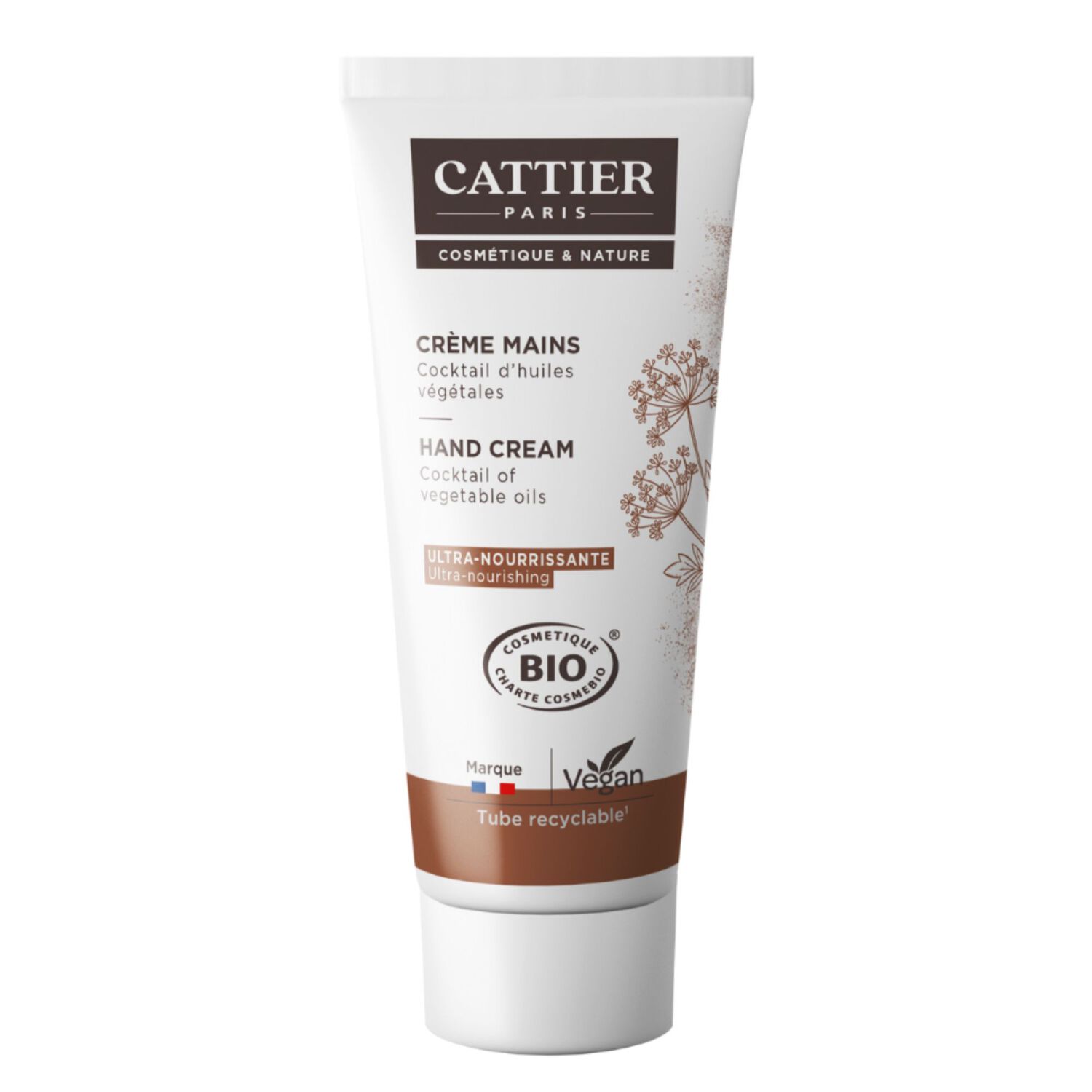 Crème Mains Ultra-Nourissante - Argile Blanche & Fleur d'Impératrice 75 ml