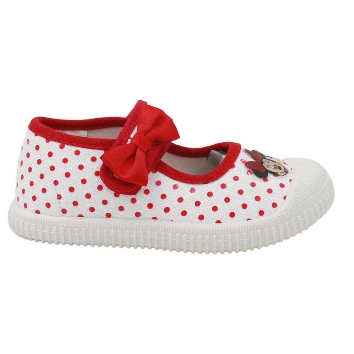 Scarpe in tela ballerine Minnie Bianche Lei Easy Shoes Bianco