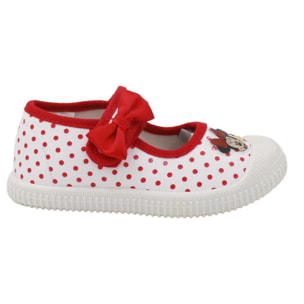 Scarpe in tela ballerine Minnie Bianche Lei Easy Shoes Bianco