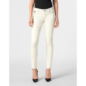 PHILIPP PLEIN Jegging de cintura alta HEART