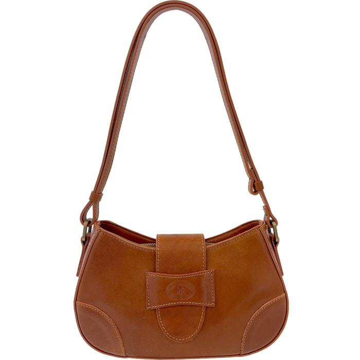 Borsa a Spalla Elegante Mezzaluna da Donna in Pelle