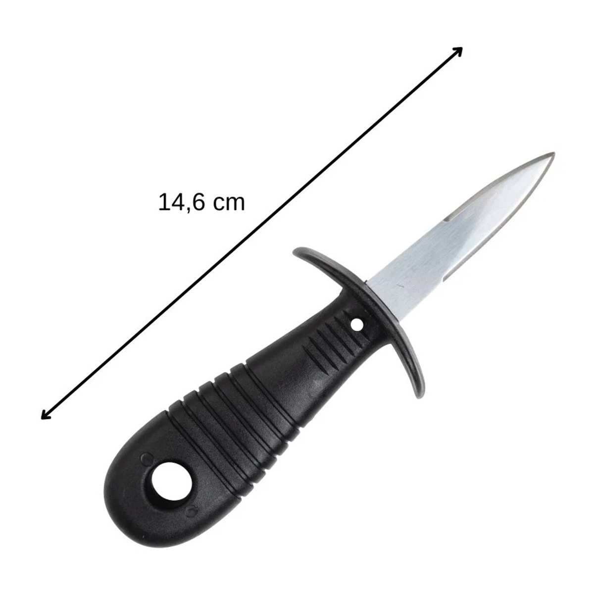Couteau à huîtres inox 14 cm Fackelmann