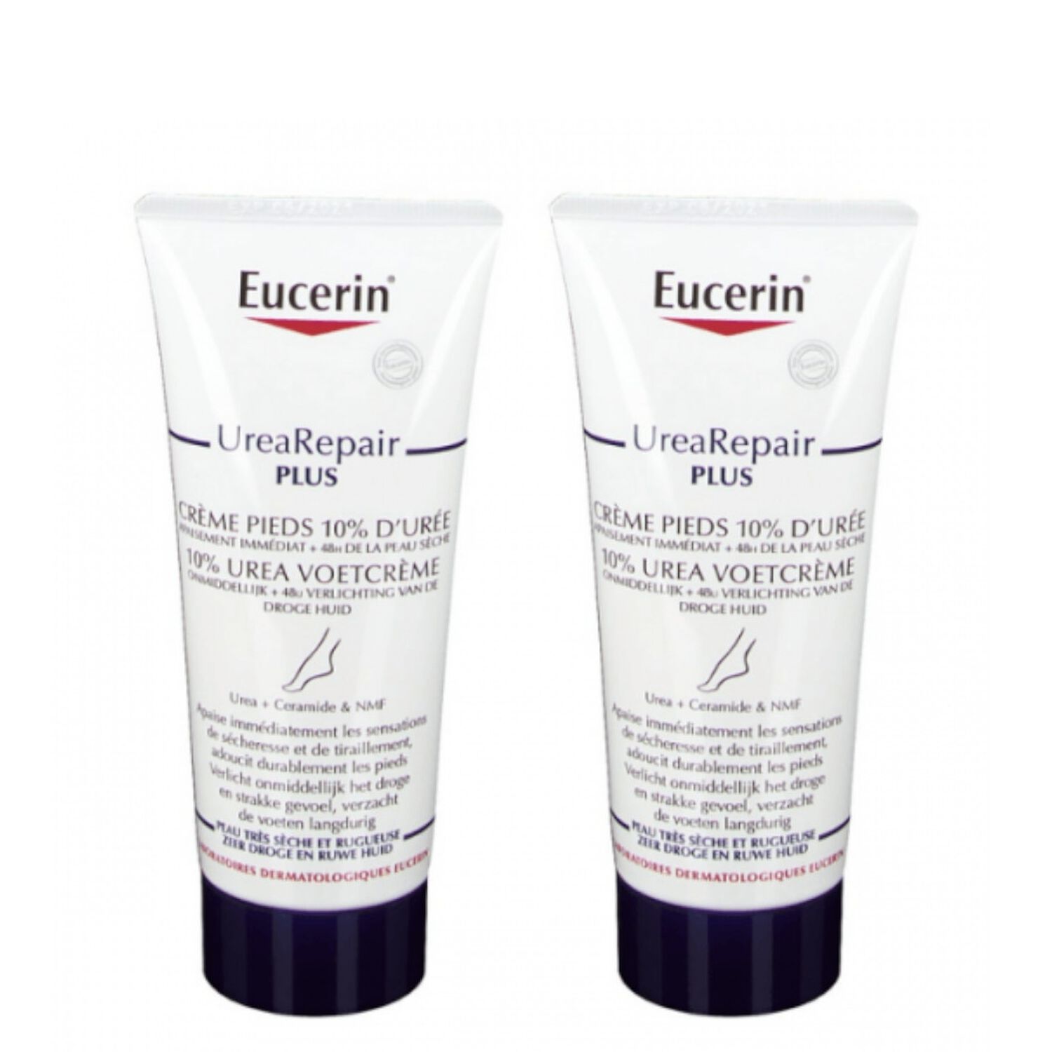 Urearepair  - Duo Crème Pieds Hydratant 10% d'Urée 100 ml