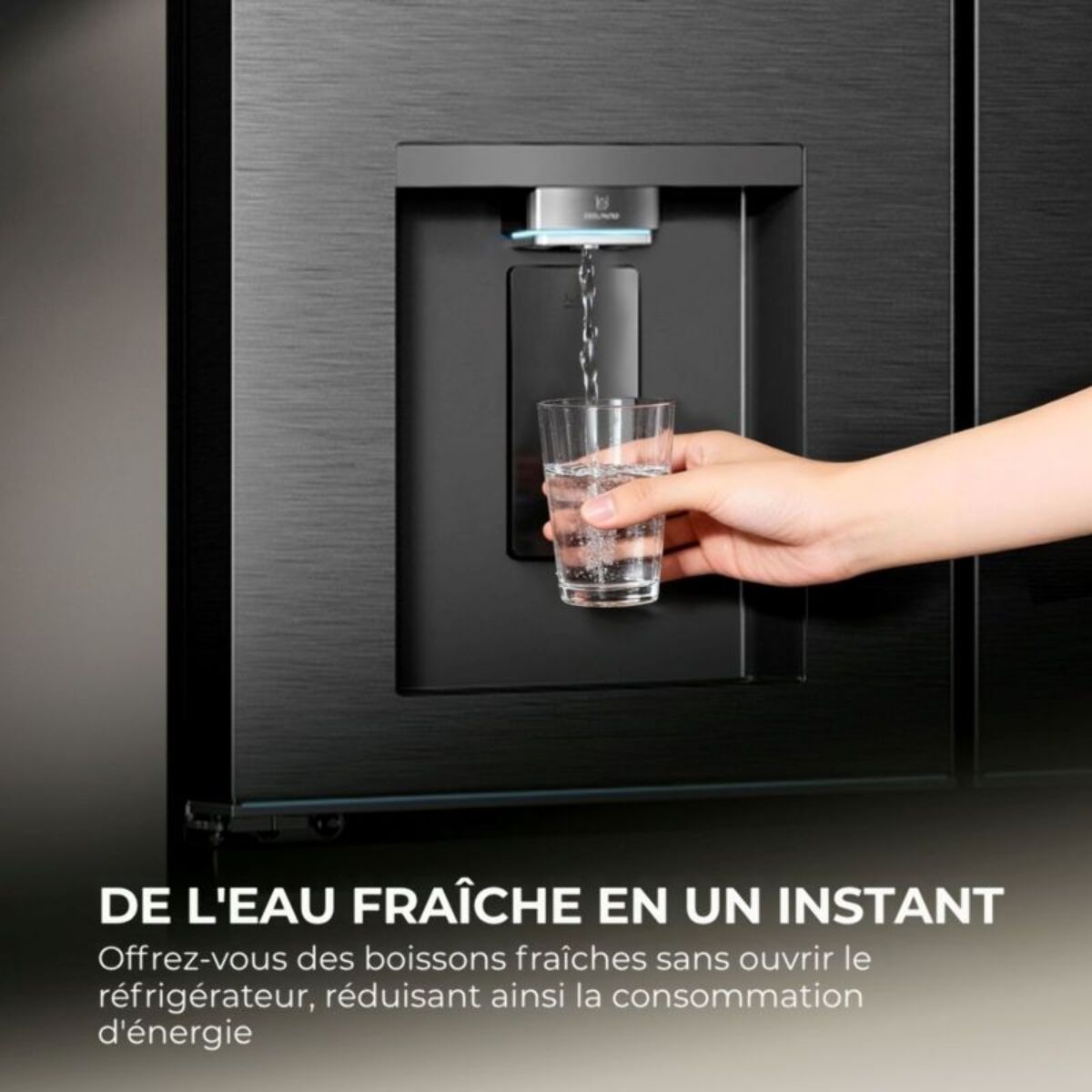 Réfrigérateur multi portes HAIER HCR79F18CHMB