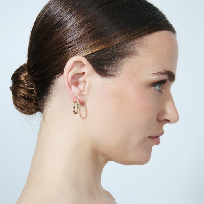 Pendientes Kruulnaz acabado oro amarillo 18k