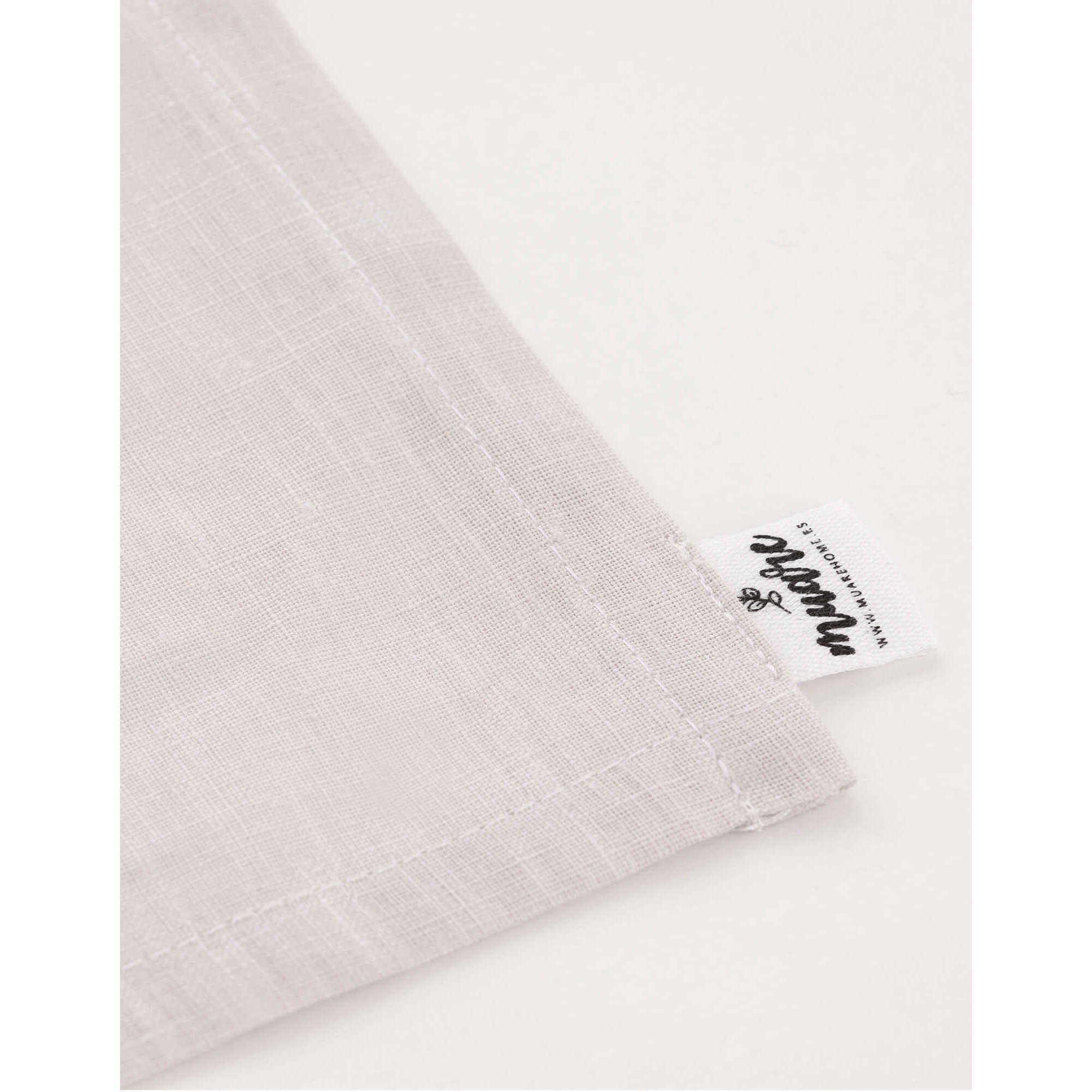 Tablier 100% lin Light Gris - 110x69 cm