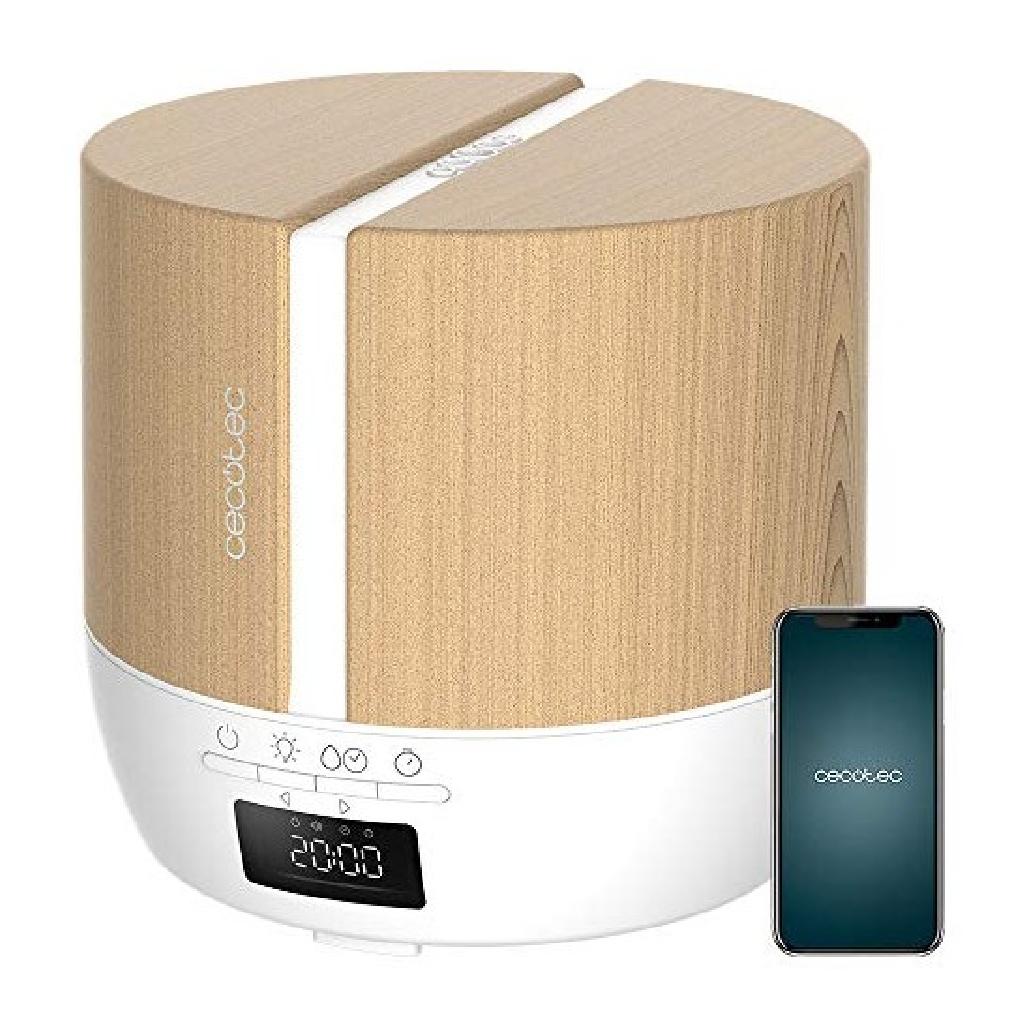 Cecotec Diffuseur d'Arômes PureAroma 550 Connected White Woody. Capacité 500 ml,