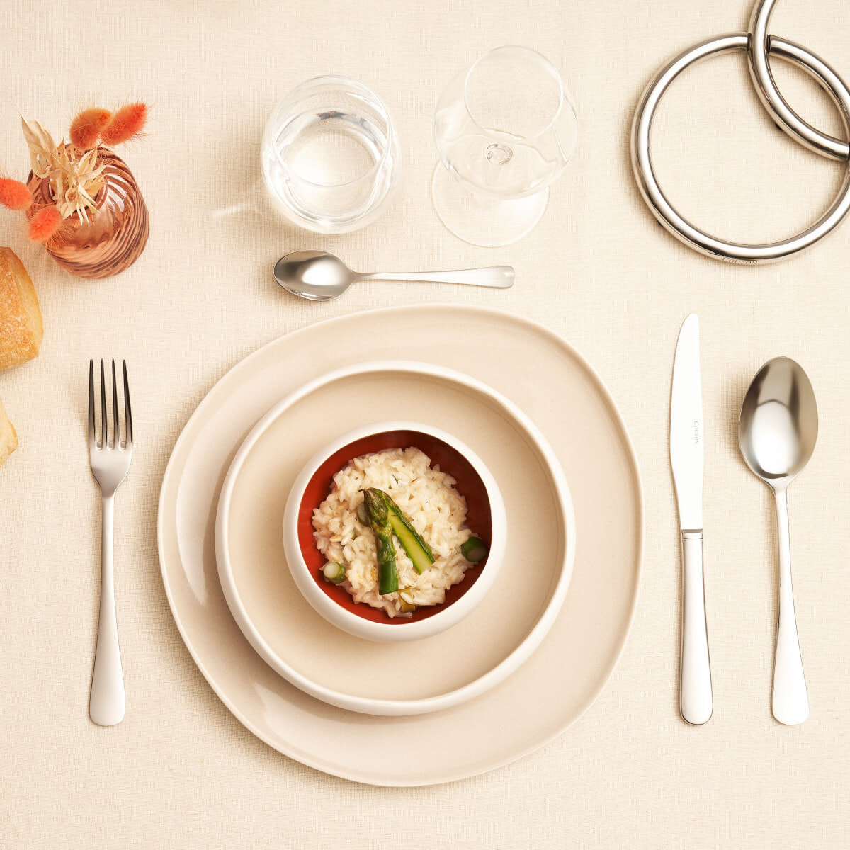 Clipper - Cubertería de 49 piezas