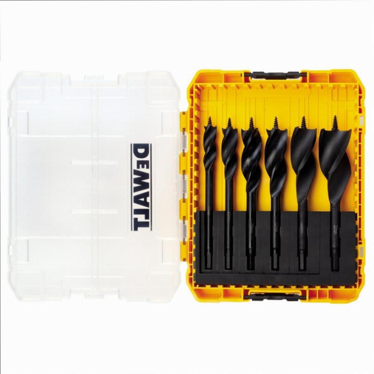 Coffret de 6 mèches à bois DEWALT - 3 pointes eXtreme - Ø 13 à 32 mm - DT90238-QZ